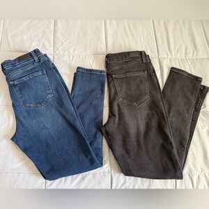 Size 12 Natural Reflections Blue and Blue Skinny Jeans